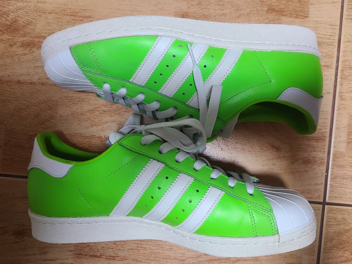아디다스 슈퍼스타 니고 연두 265 상품이미지5