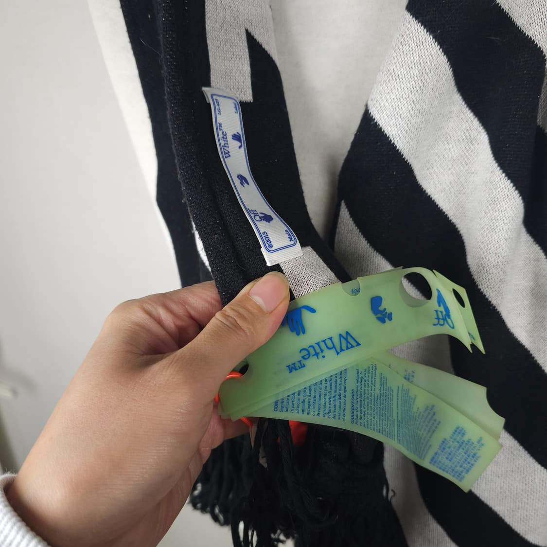 오프화이트 에로우 로고 머플러(새상품) 상품이미지5