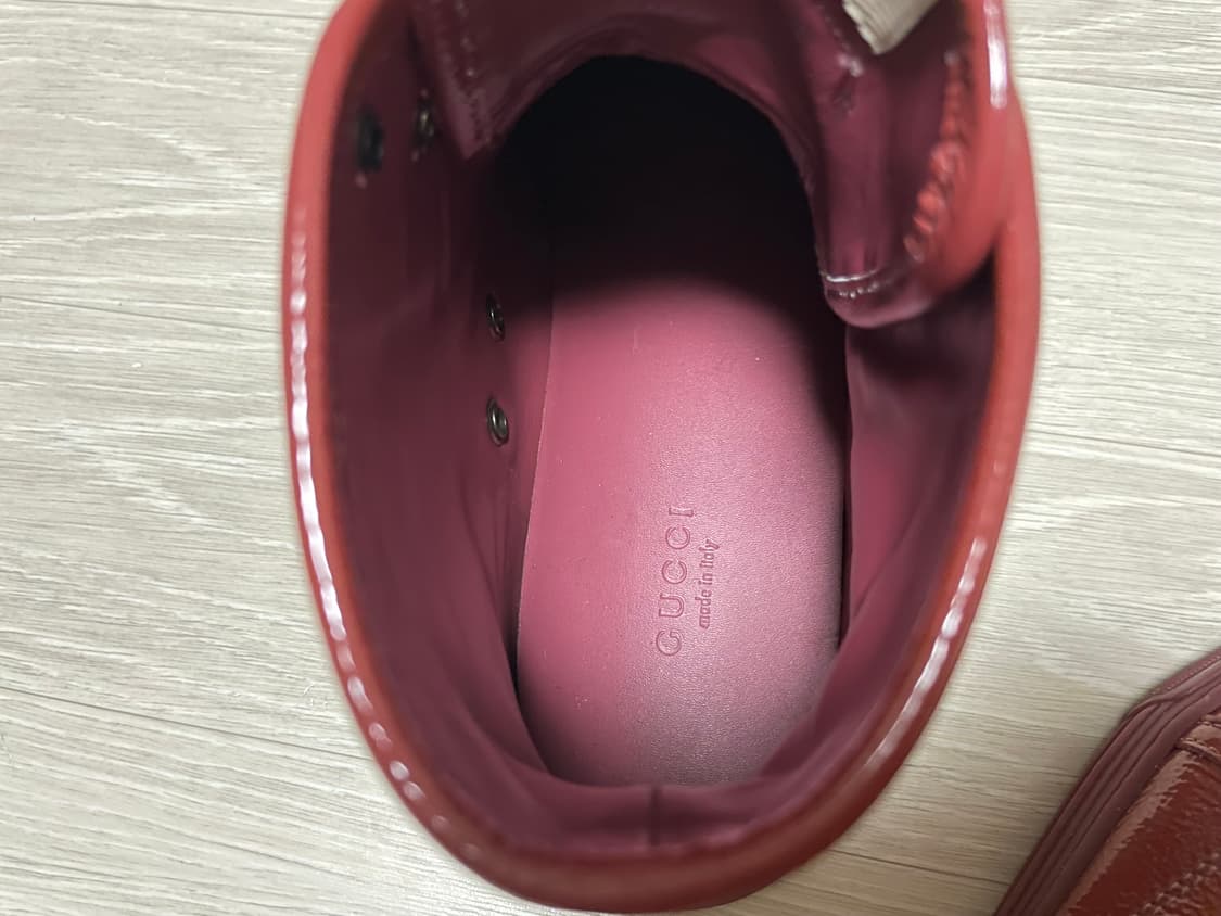 구찌(Gucci)의 페이턴트 레더 하이탑 스니커즈 상품이미지8