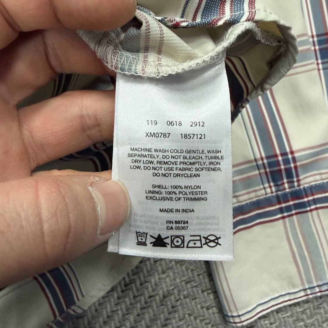 컬럼비아 체크 셔츠 v2681 상품이미지7