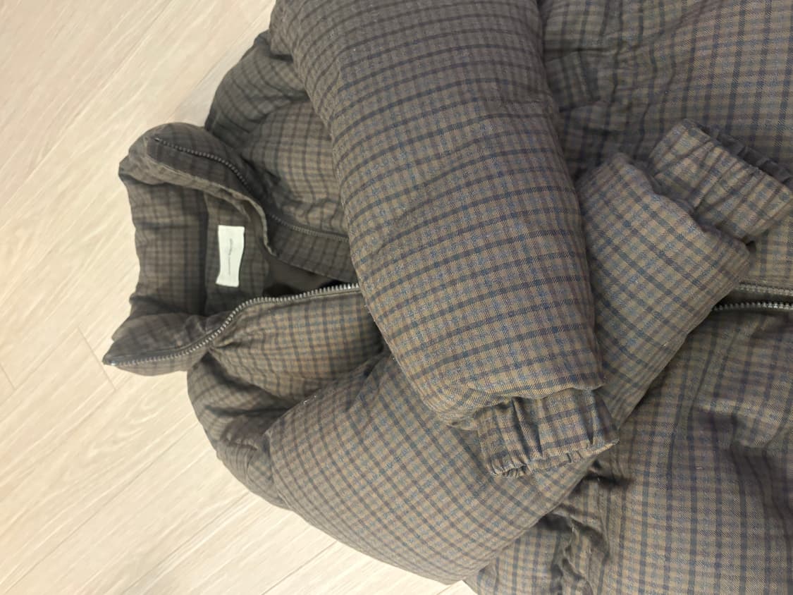 낫띵리튼 구스 다운 푸퍼(브라운체크) 상품이미지5