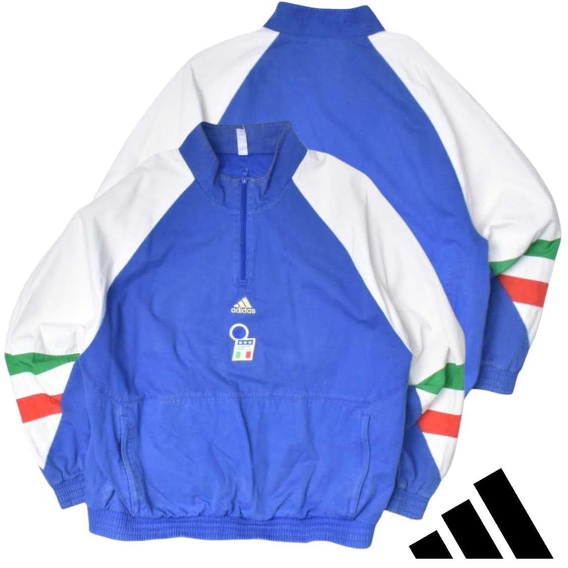 아디다스 이탈리아 반집업 점퍼 XL 상품이미지1