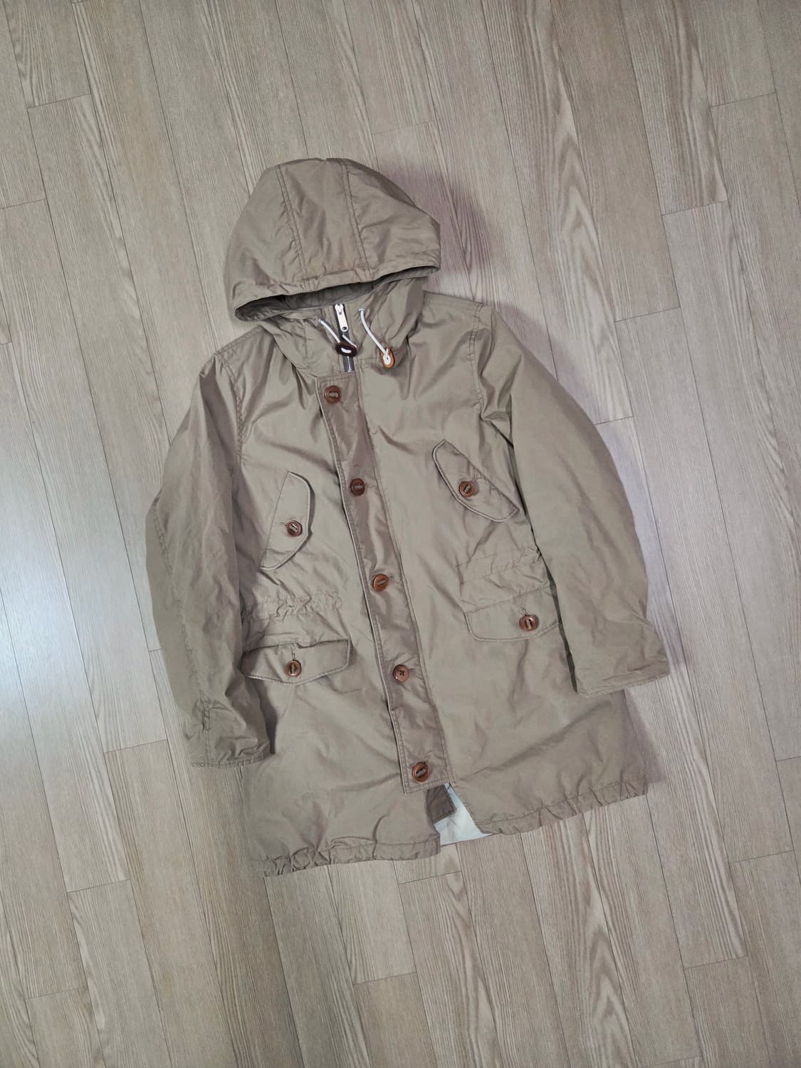 마가렛 호웰 카멜 다운 후드 점퍼 재킷 상품이미지3