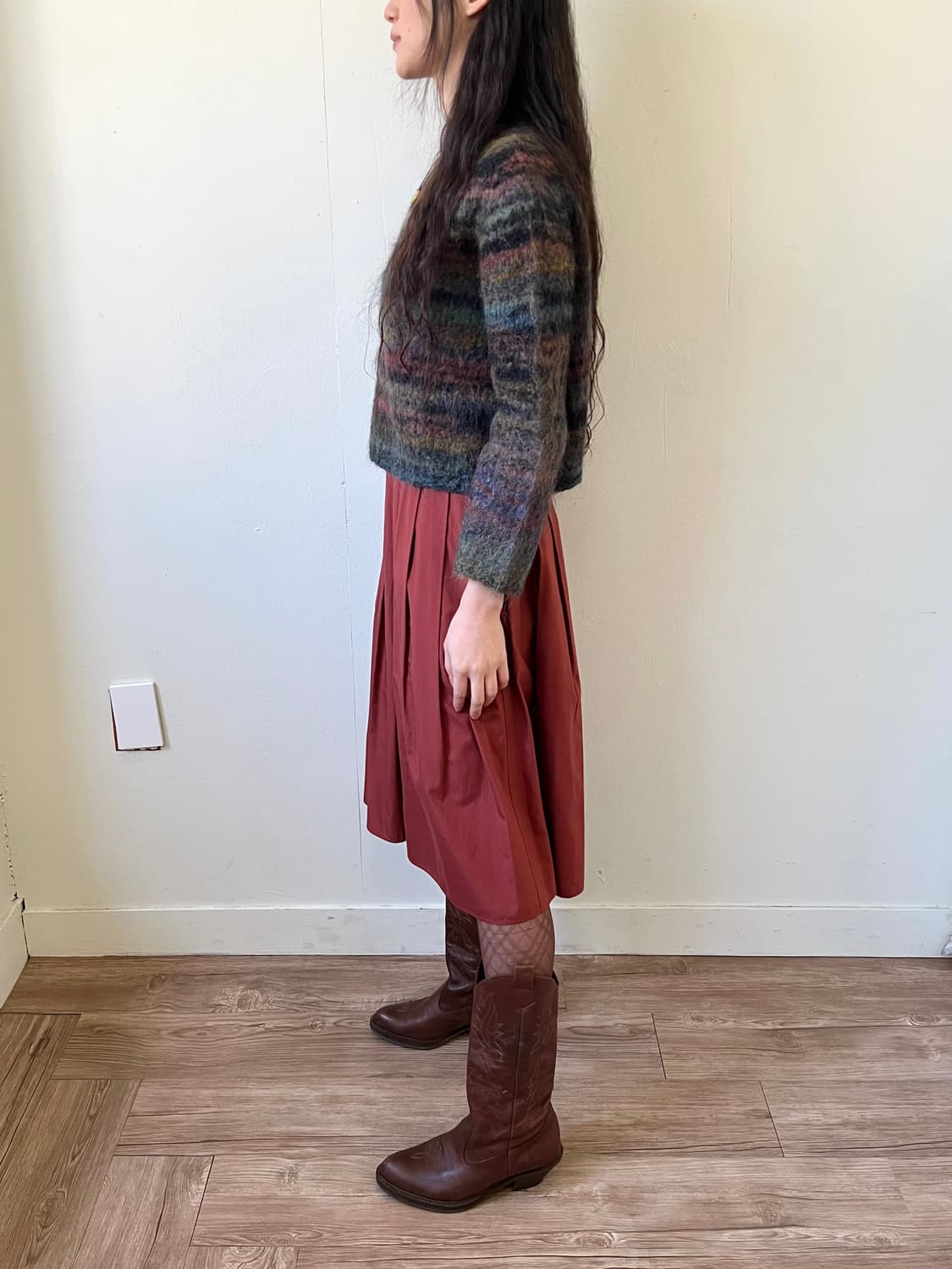 WENDY TRENDY 모헤어 크롭 스웨터 상품이미지9