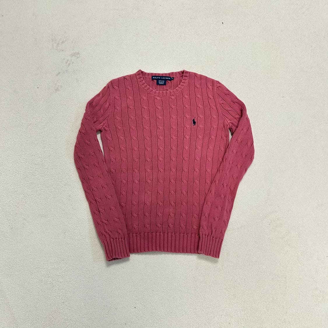 Polo Ralph Lauren pink cable knit 상품이미지4
