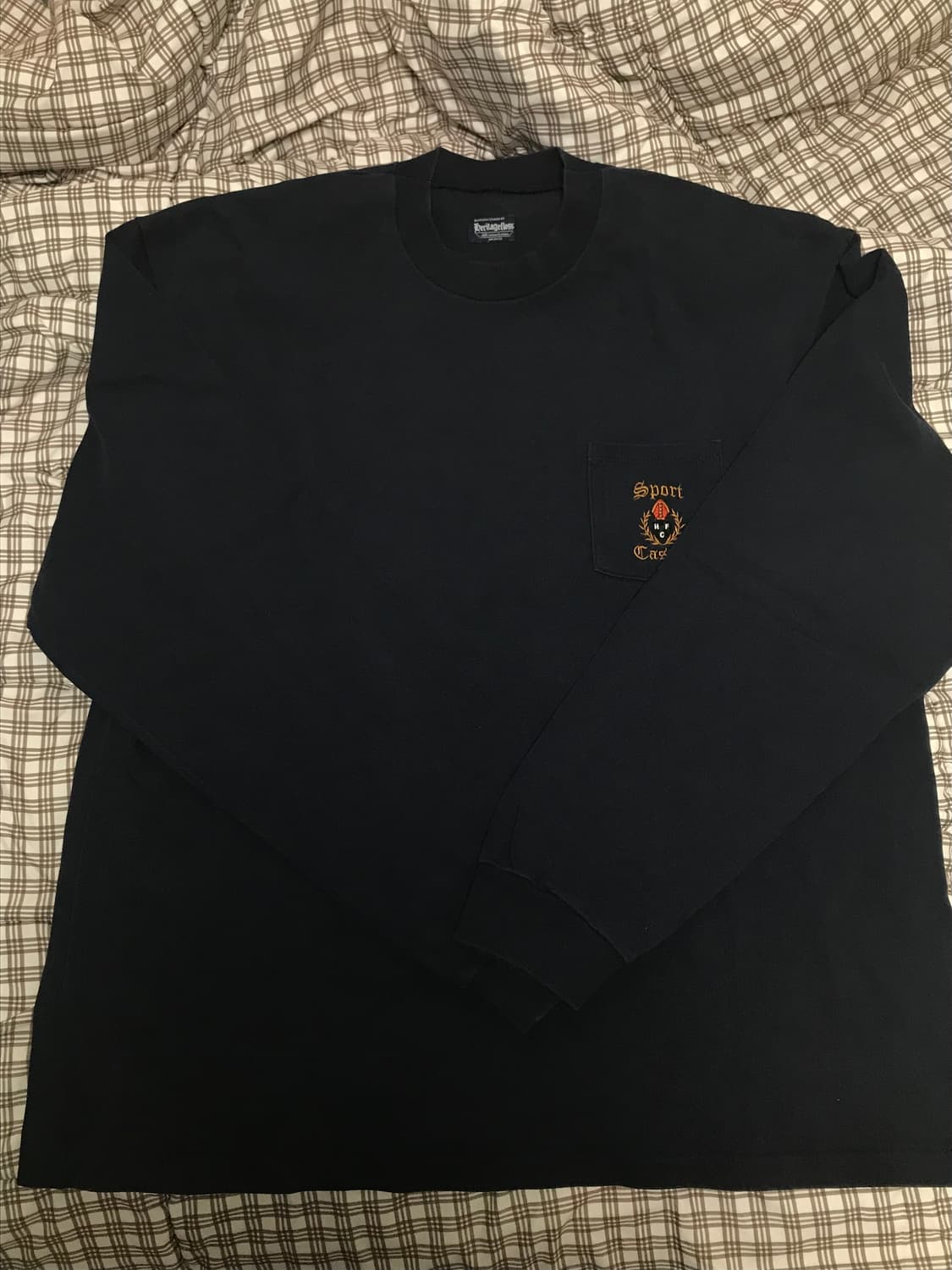 헤리티지플로스 롱슬리브 네이비 m사이즈 상품이미지1