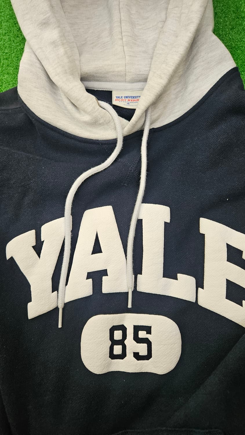 YALE 예일 네이비 후드티 S 상품이미지3
