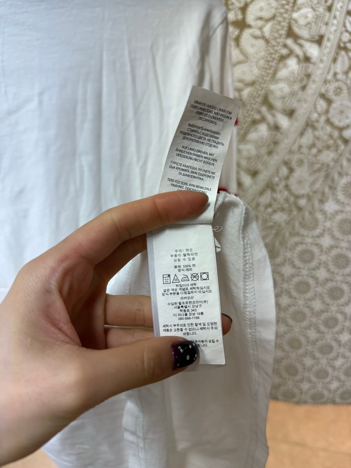 폴로 랄프로렌 소매 프린팅 롱슬리브 (Z1034) 상품이미지5