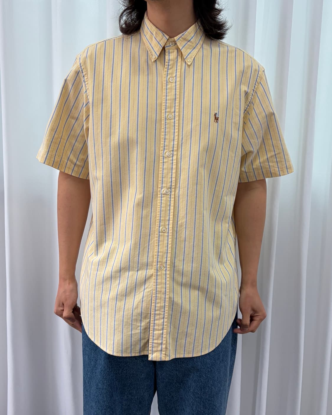 [L]폴로 랄프로렌 클래식핏 옥스포드 반팔 셔츠 상품이미지3