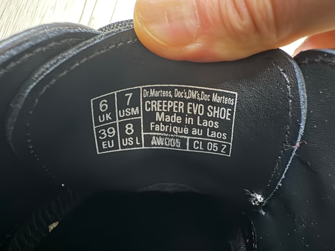닥터마틴 3아이 크리퍼 블랙 250 상품이미지7