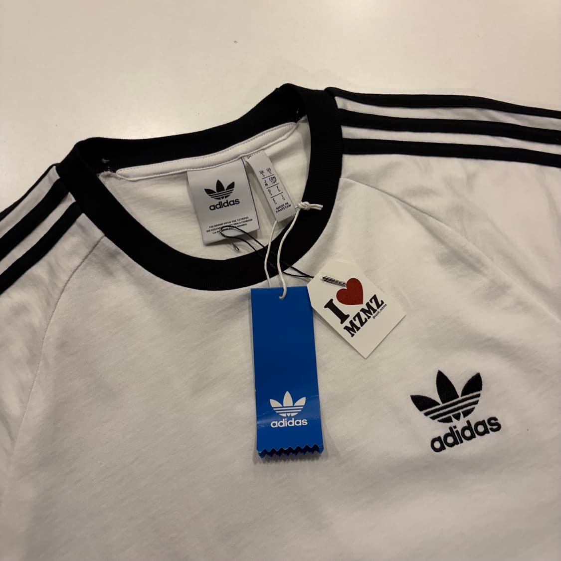 [S] 아디다스 삼선 반팔 티셔츠 화이트 C651 상품이미지3