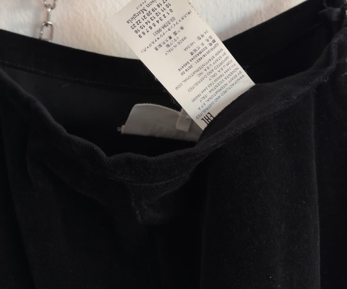 메종 마르지엘라 MM6 벨벳 플레어 롱스커트 상품이미지5