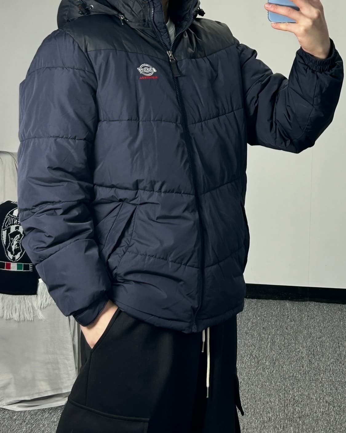 디키즈 올드스쿨 네이비 패딩  상품이미지2