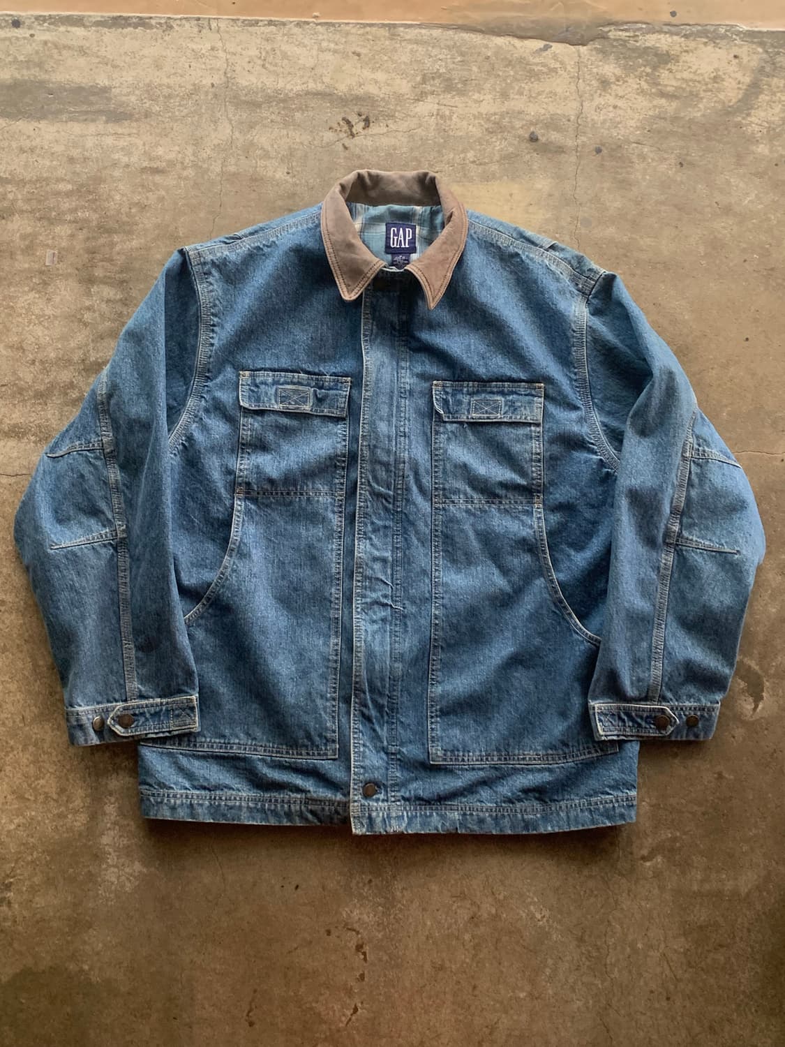 올드 갭 데님 워크 코트 상품이미지1