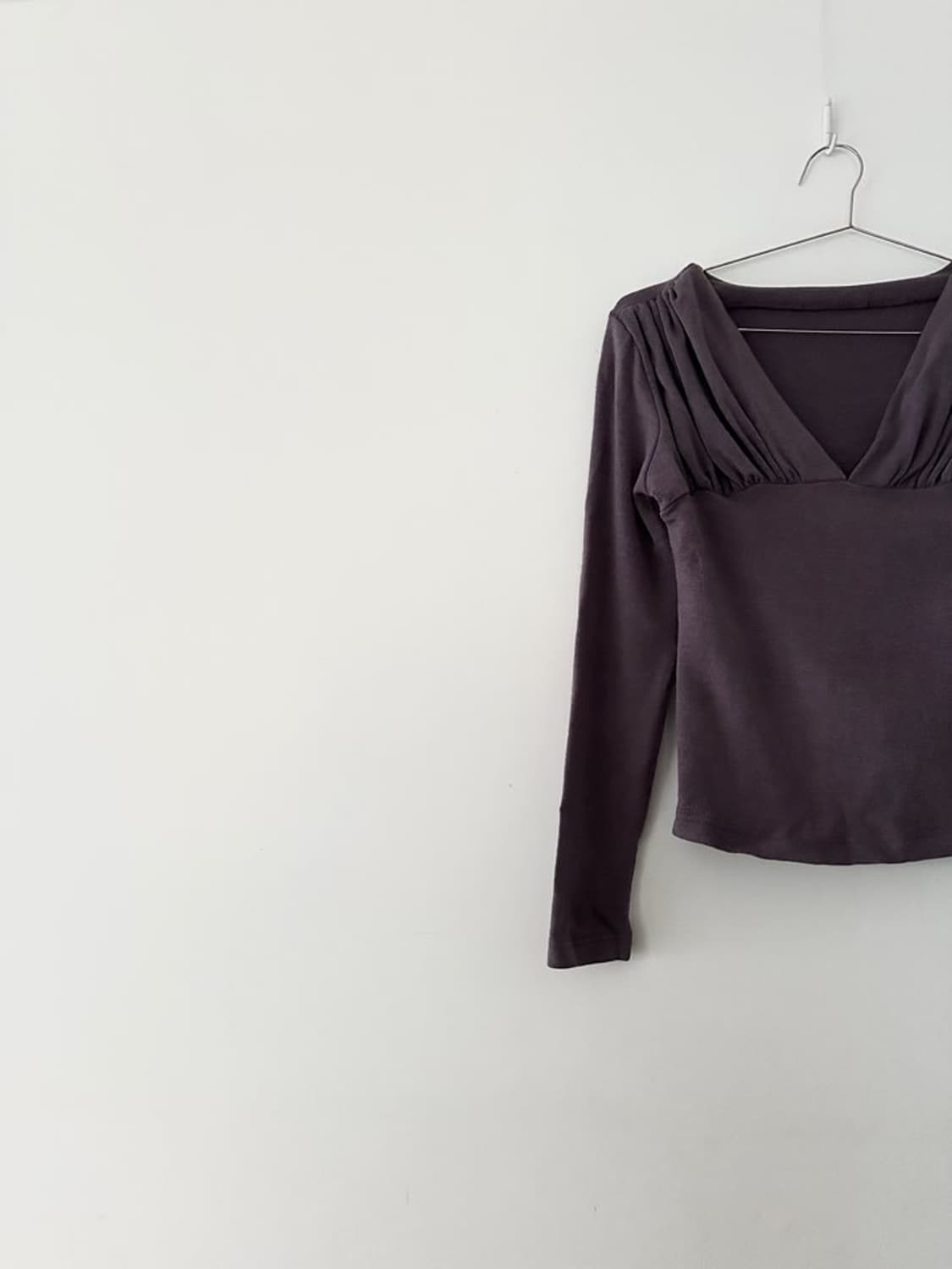 Femine boob knit / purple 상품이미지4