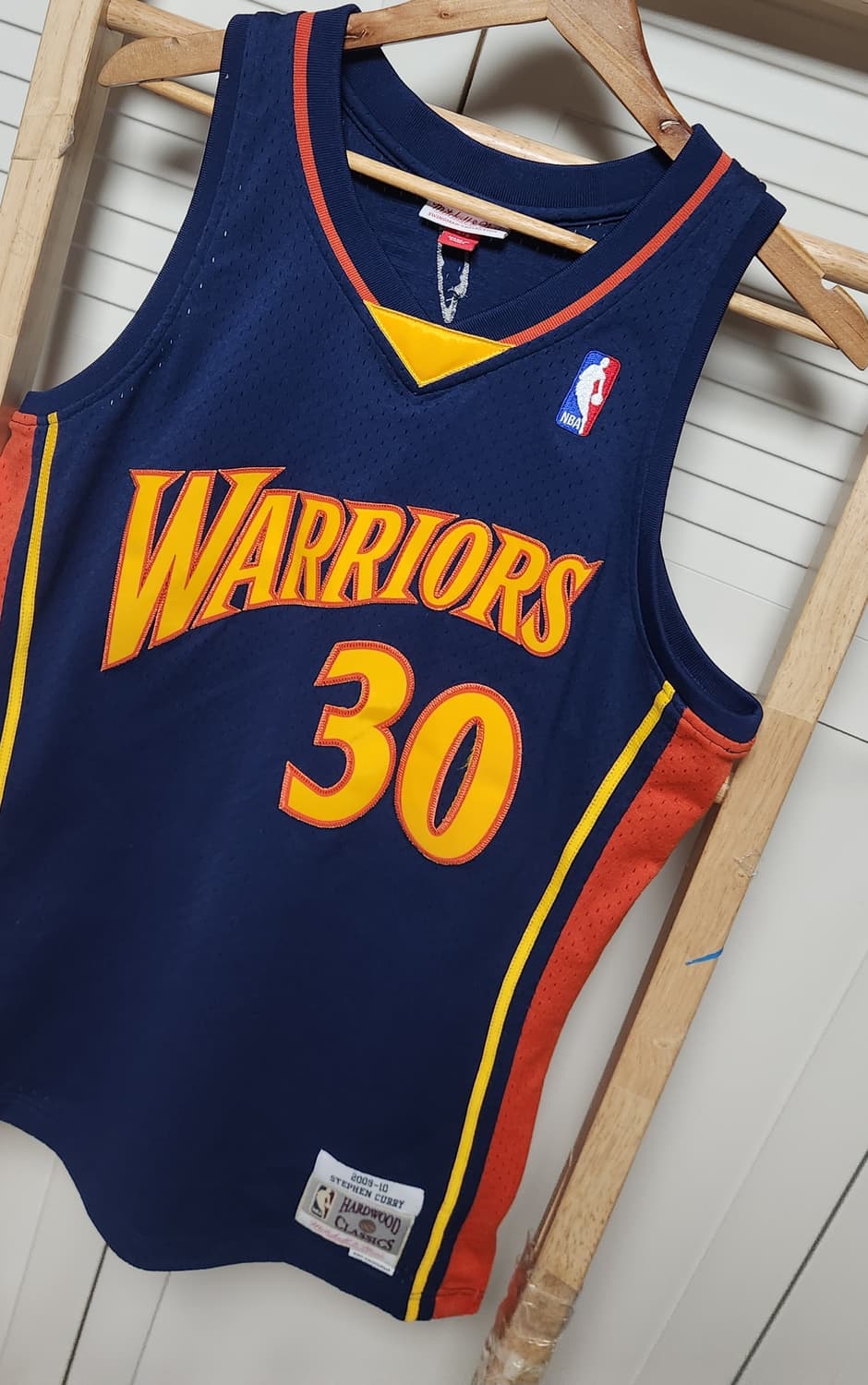 미첼앤네스 골든 스테이트 워리어즈 스윙맨 저지 스테판 커리 농구복 상의 상품이미지6