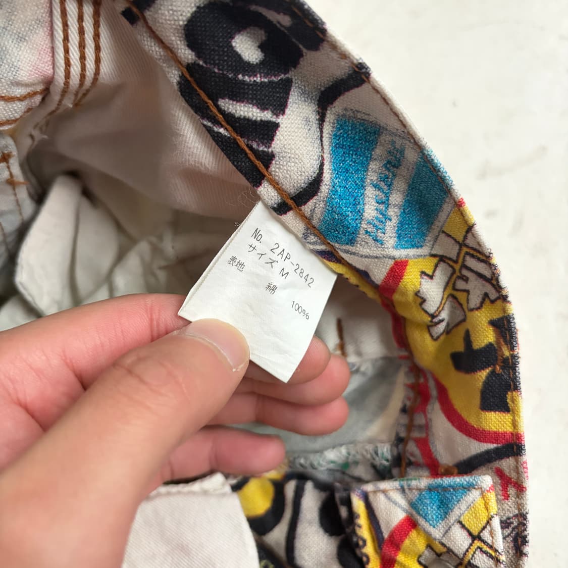 00s 히스테릭 글래머 믹스 스티커 부츠컷 팬츠 M 상품이미지6