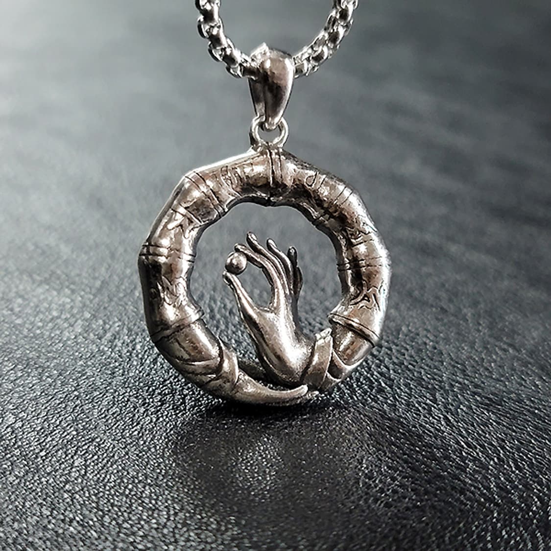 바르타 백동 펜던트 엔틱 선물 부처님 불교 남자 목걸이 상품이미지8