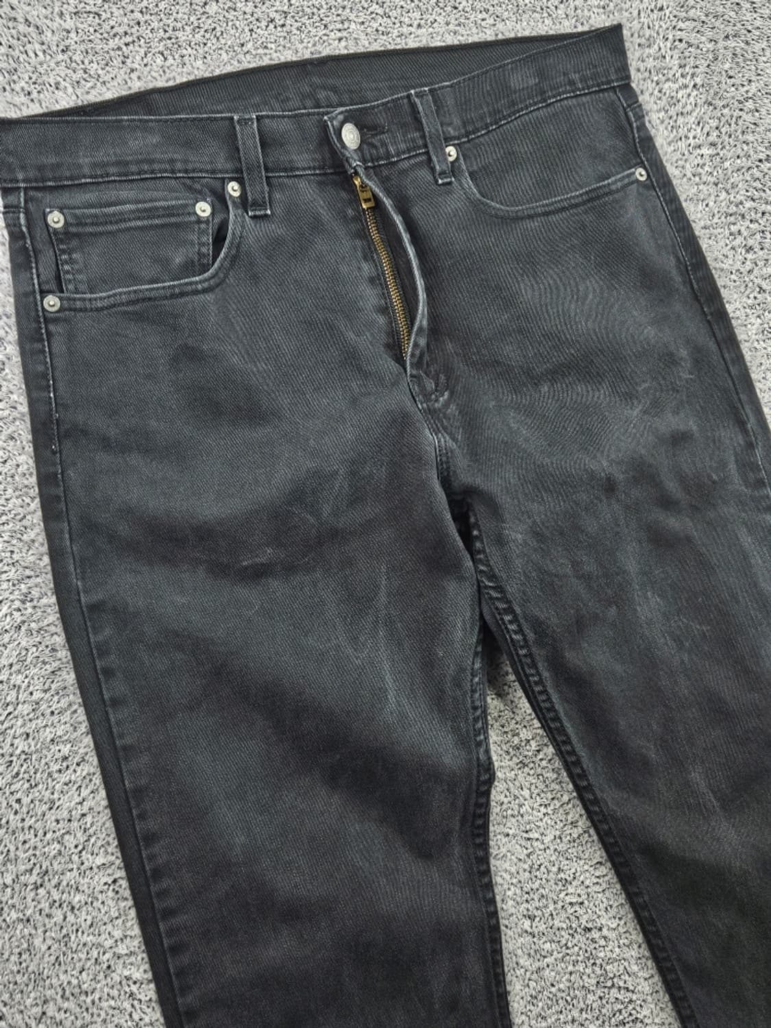 리바이스 502 블랙 진 데님 팬츠 ( 34X32 ) / 11555 상품이미지5