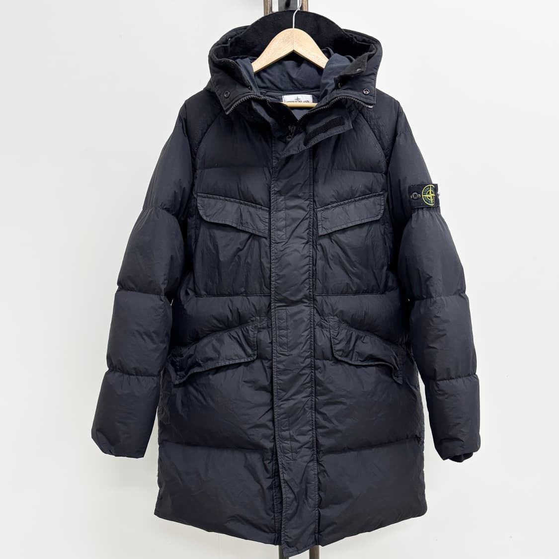 [M]스톤아일랜드 크링클랩스 롱패딩  상품이미지1