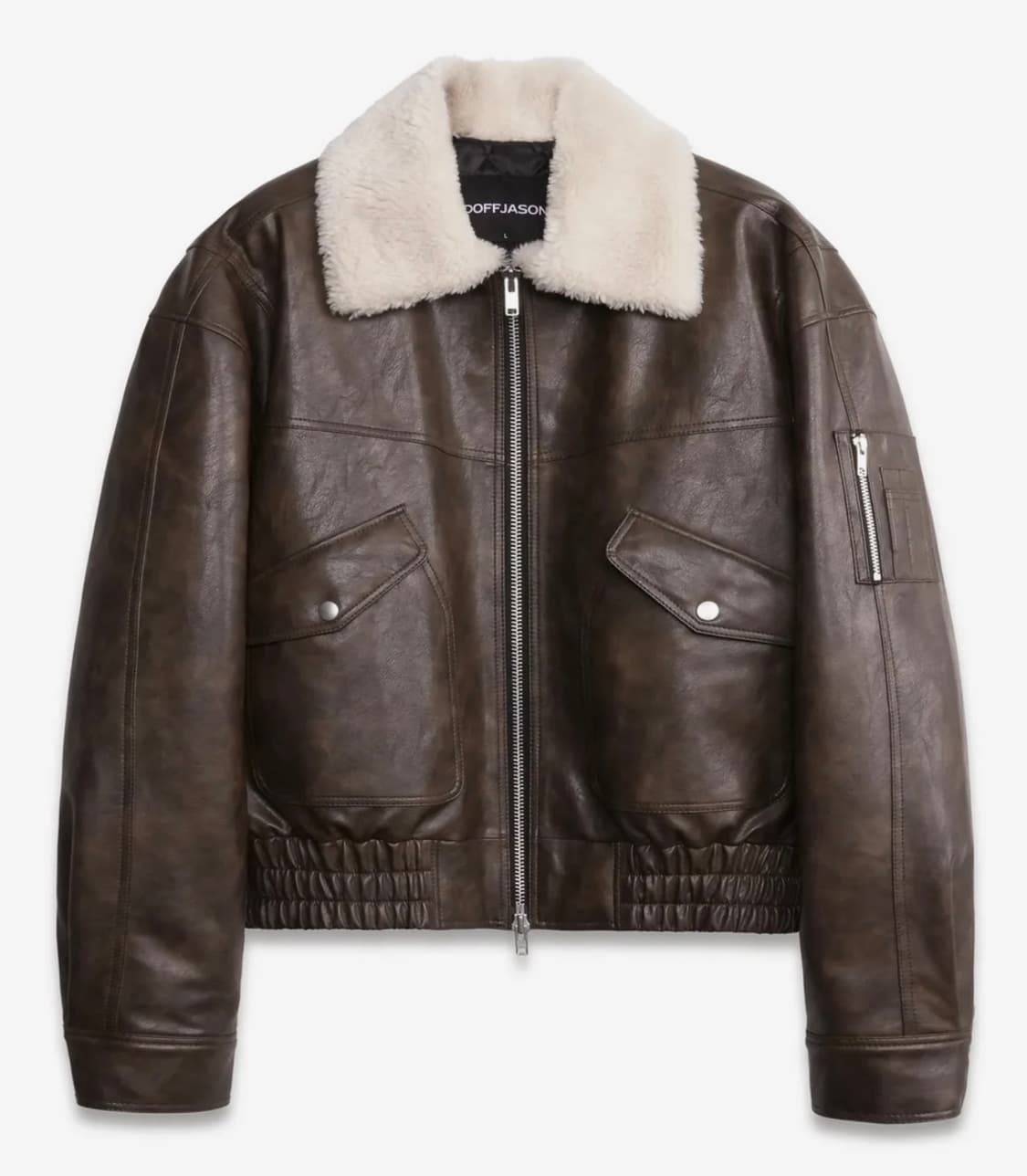 도프제이슨 시어링 카라 CWU 자켓 BROWN M사이즈 상품이미지1