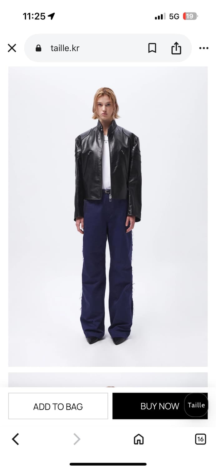 Taille raw cut pants 상품이미지6