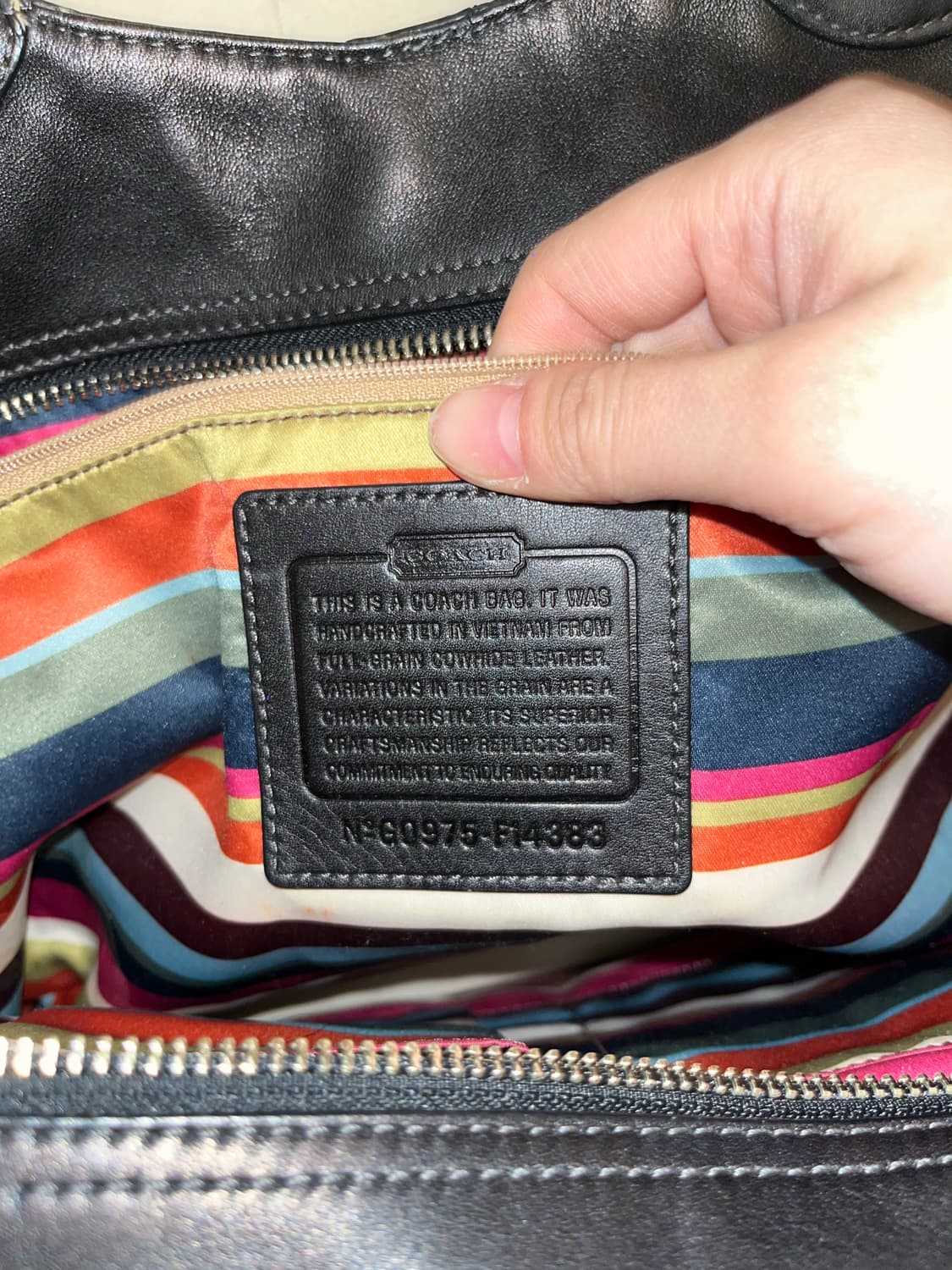  📦2000ss Coach allblack shoulder bag 상품이미지9