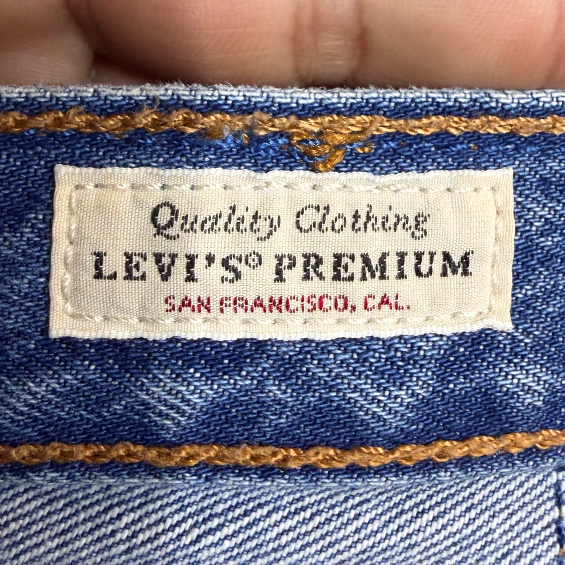 리바이스 501 프리미엄 스트레이트 중청 데님 (28)  상품이미지6