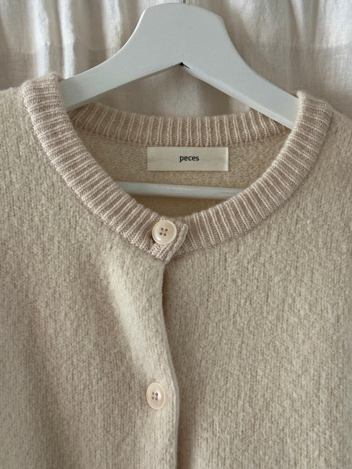 페세스 부클 크림가디건 Chagall Boucle Cardigan (Cr 상품이미지3