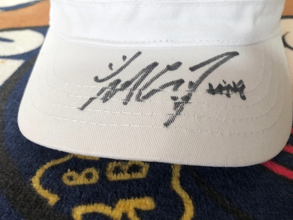 LPGA KEB-하나뱅크 챔피언십 혼마골프 허윤경프로 싸인모자 상품이미지5