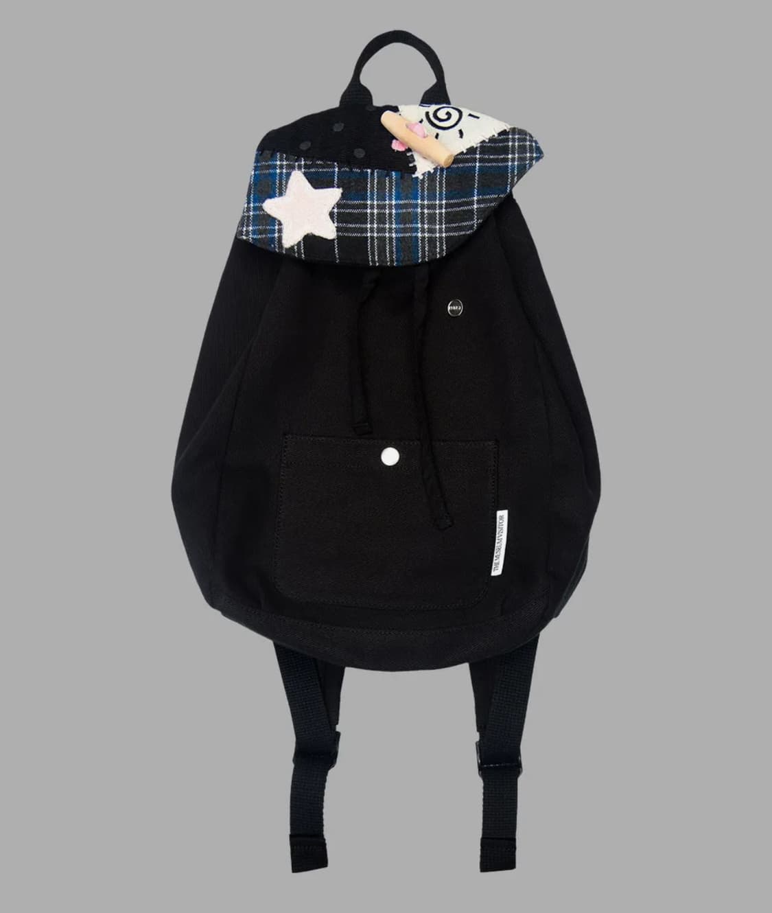 더뮤지엄비지터 패치워크 스트링 미니 백팩 상품이미지1