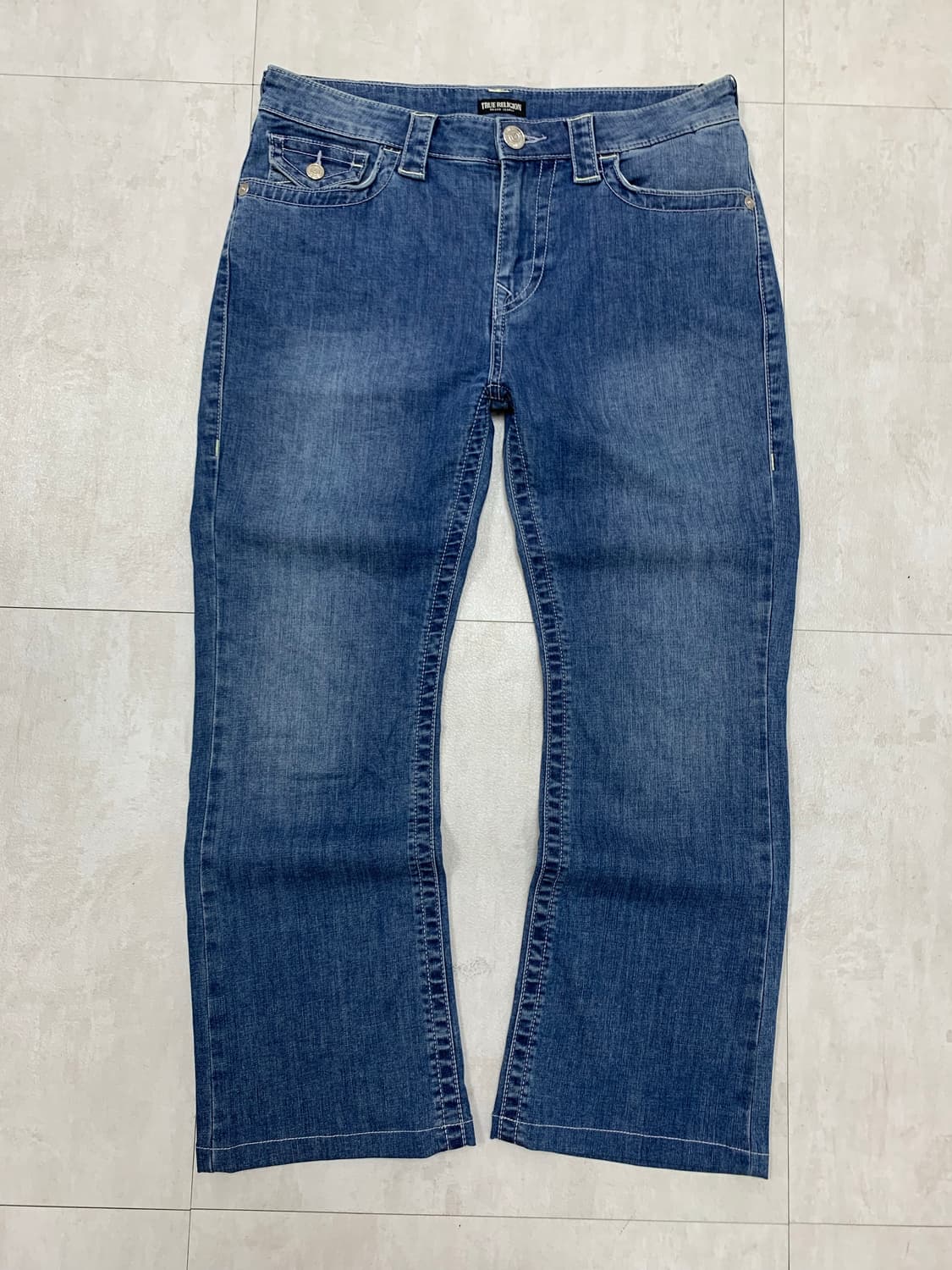 트루릴리전 와이드 부츠컷 데님 팬츠 #656 상품이미지1