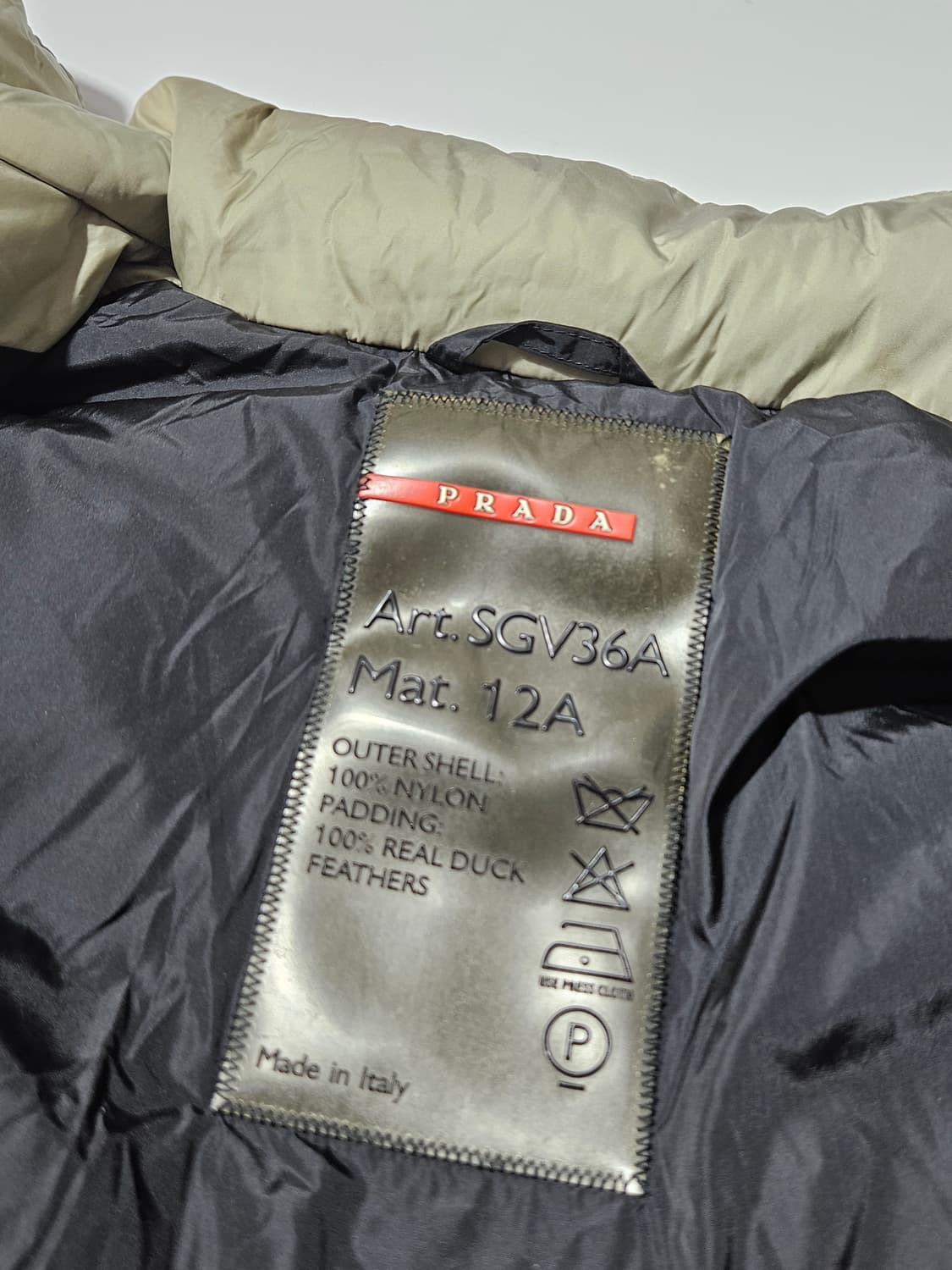 프라다 스포츠 SGV36A 다운 자켓 패딩 50 상품이미지9