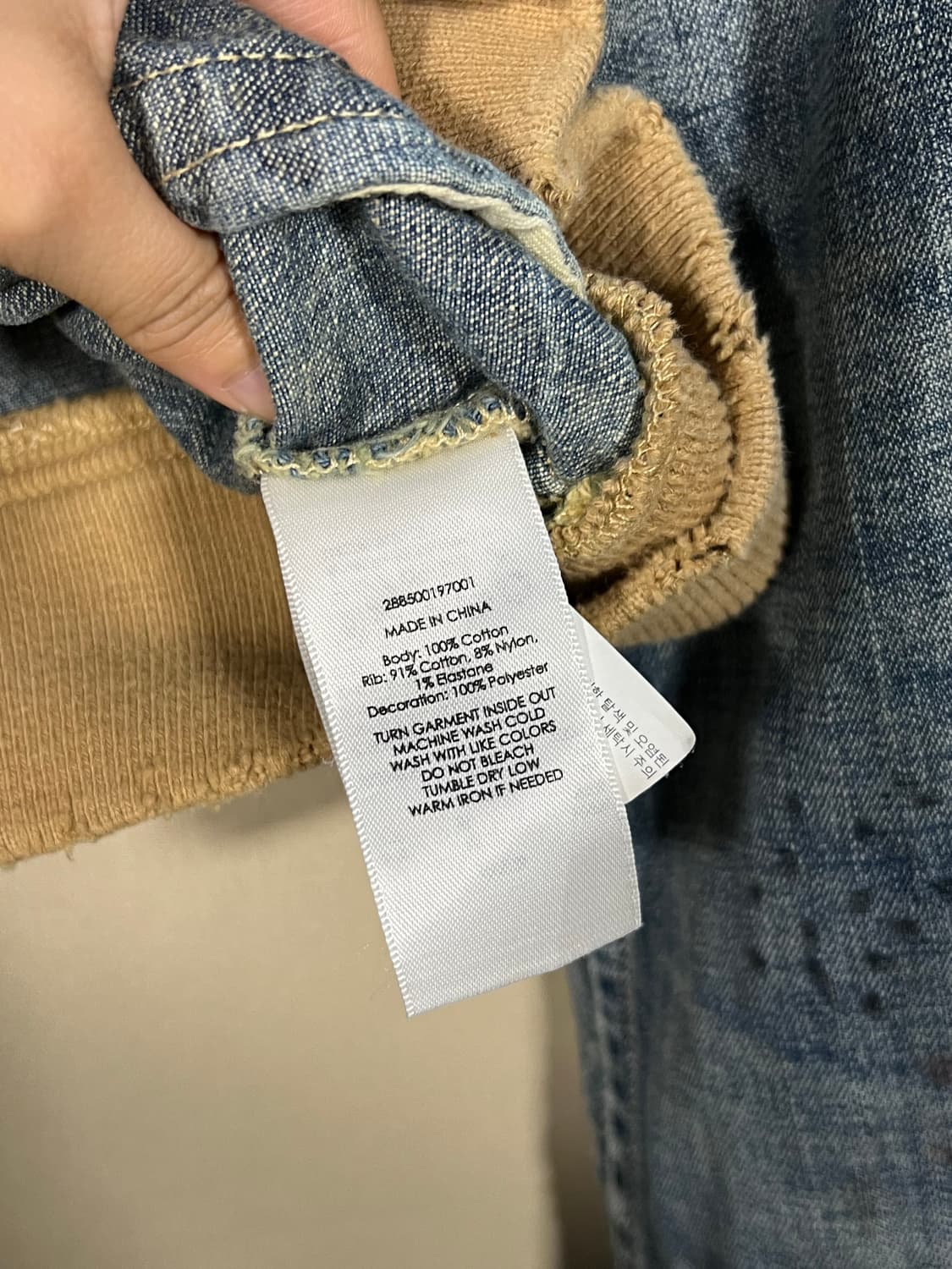 데님앤서플라이 랄프로렌 레트로 웨스턴 데님 자켓 처분  상품이미지5