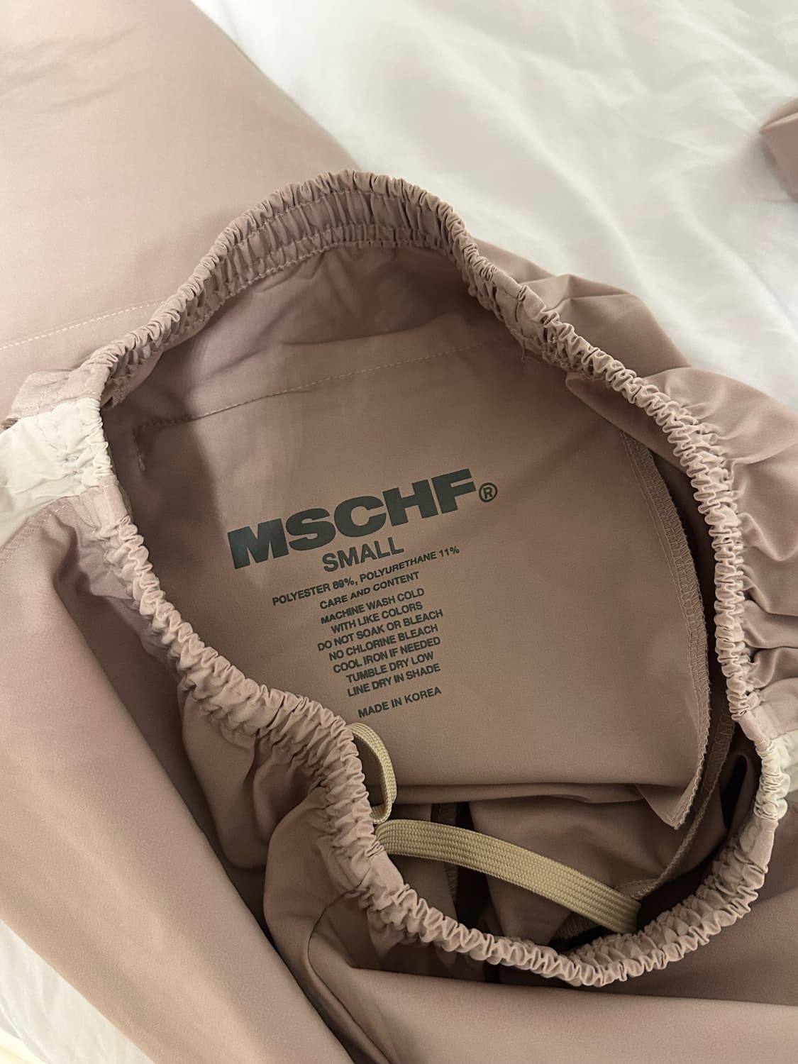 미스치프 콜아웃 트랙수트 팬츠 베이지 S 상품이미지2