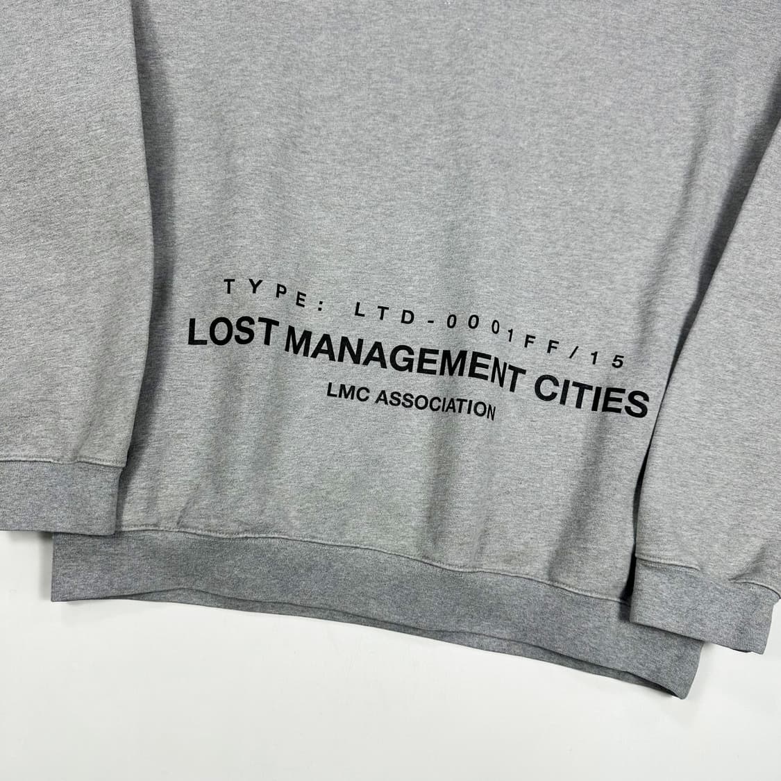 LMC 엘엠씨 헤비 코튼 그레이 맨투맨 (실측 L) 상품이미지3