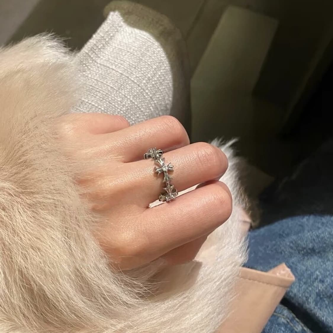 <남녀공용>실버925 오픈링 실버 반지 빈티지링 실버링 은반지 상품이미지7