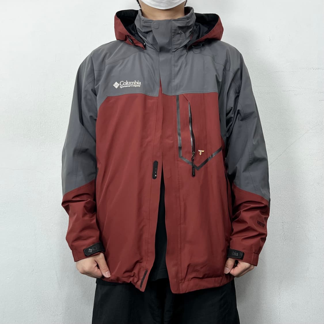 콜롬비아 티타늄 고어텍스 투웨이 후드 바람막이 자켓 상품이미지3