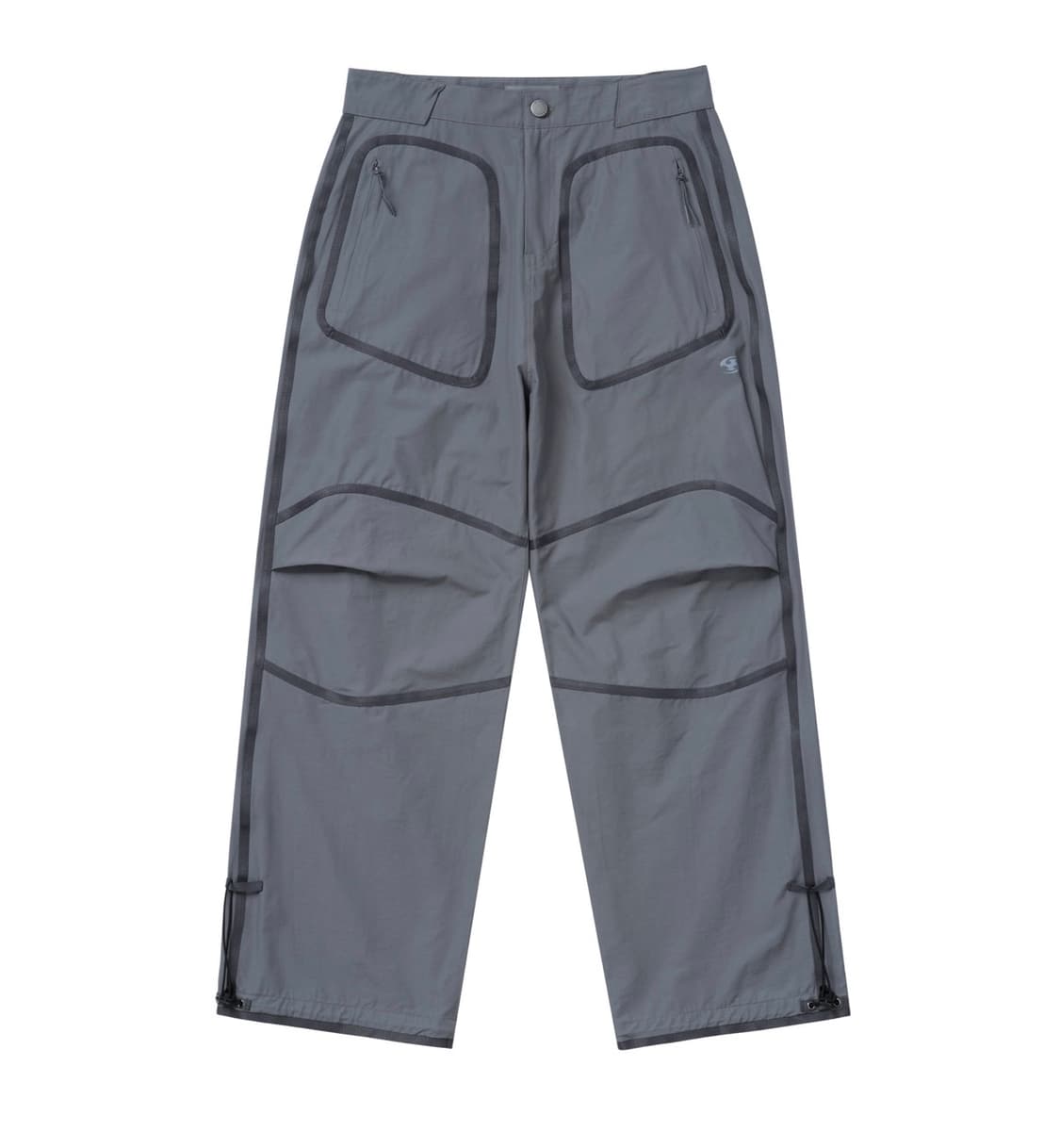 산산기어 WEBBING PATCHED PANTS [CHARCOAL] 상품이미지3