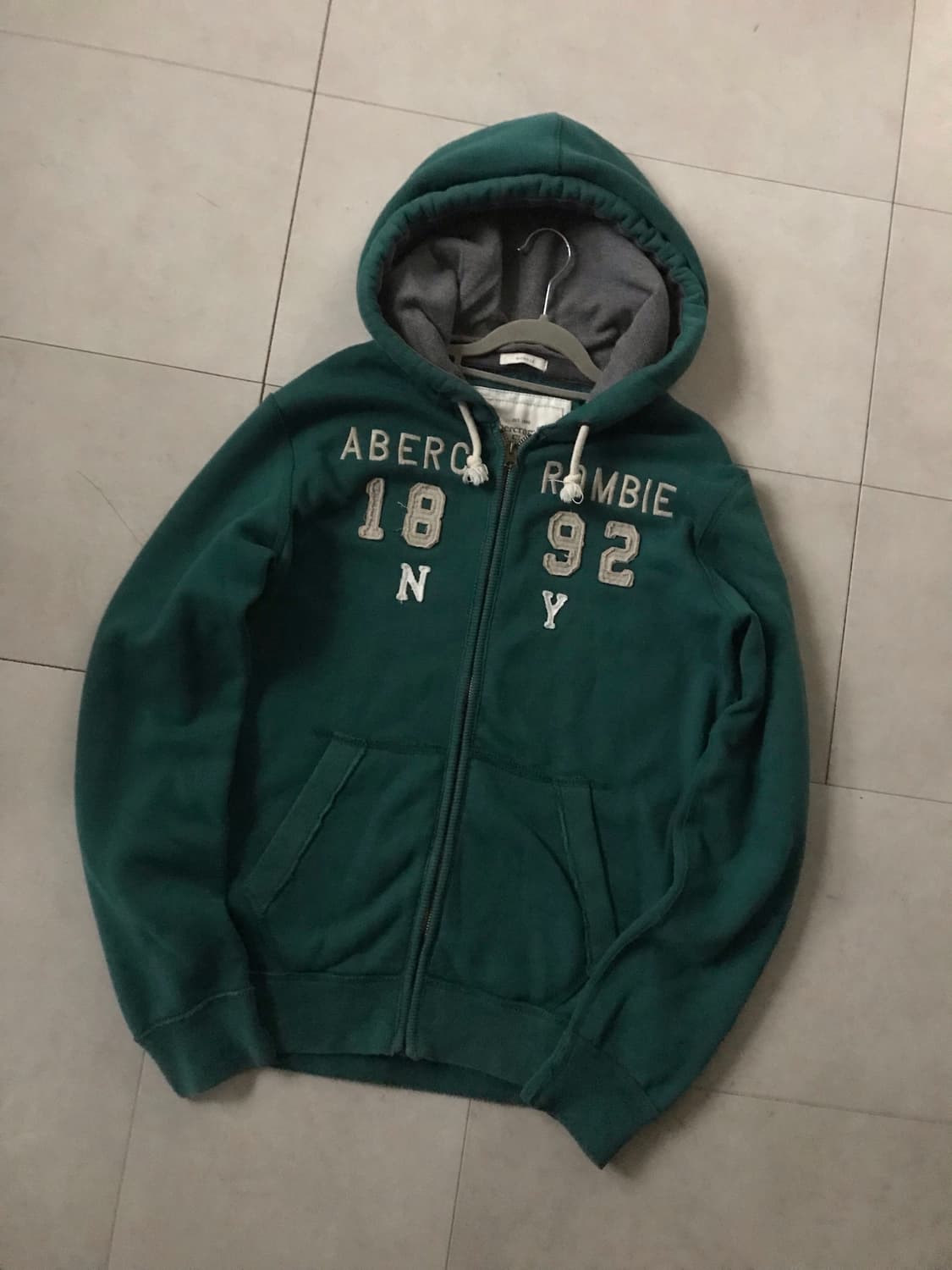 아베크롬비 딥그린 후드집업 상품이미지8