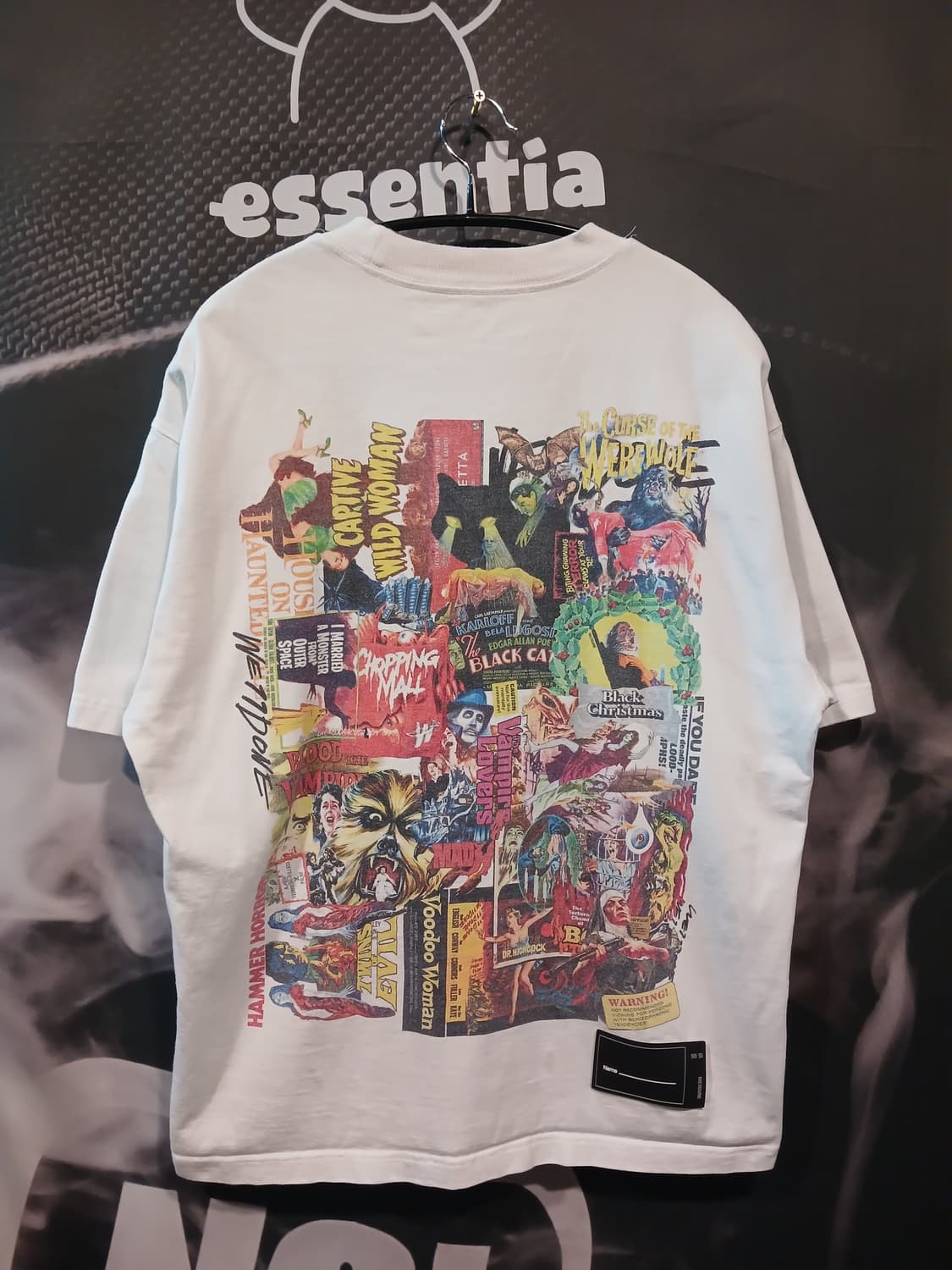 We11done-뉴 호러 콜라주 반팔티 상품이미지2