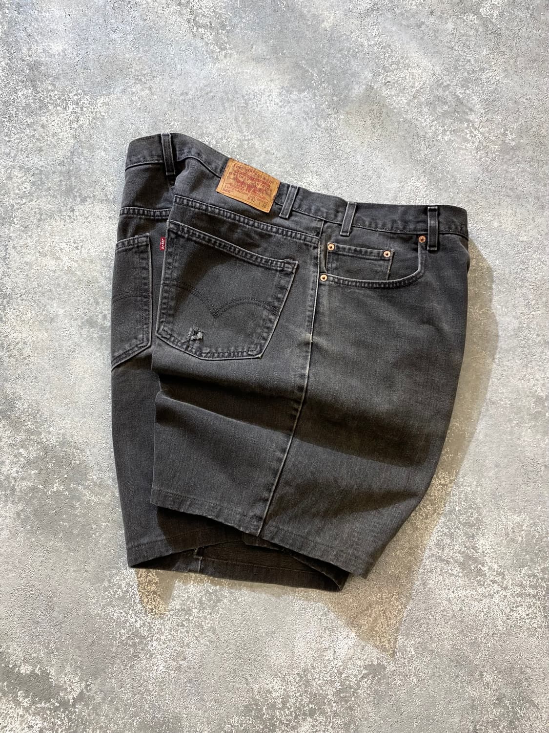 [42] 00s Levi's 560 리바이스 흑청 데님 쇼츠 상품이미지1