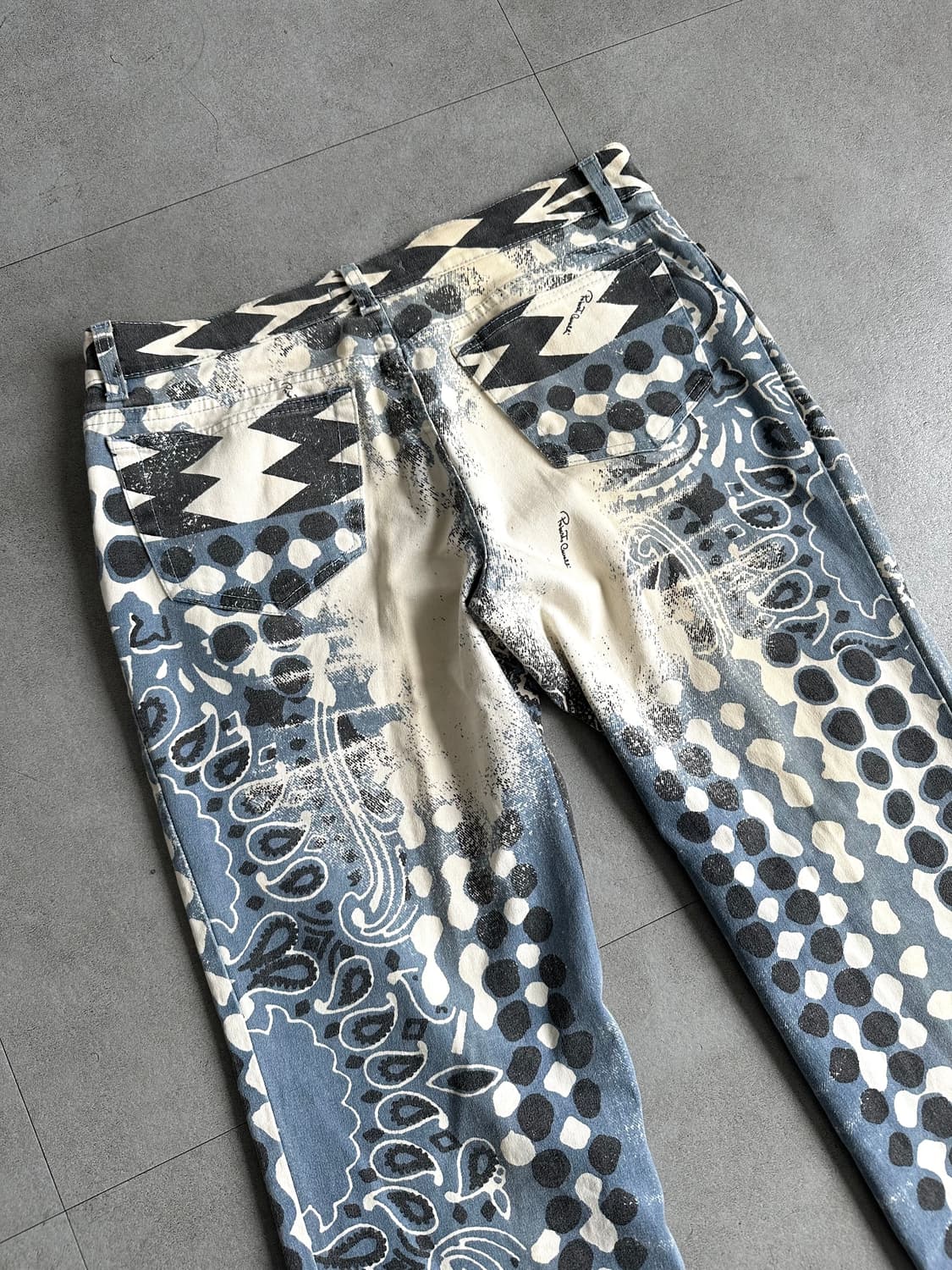 2000s 로베르토 까발리 페이즈 데님팬츠 상품이미지8