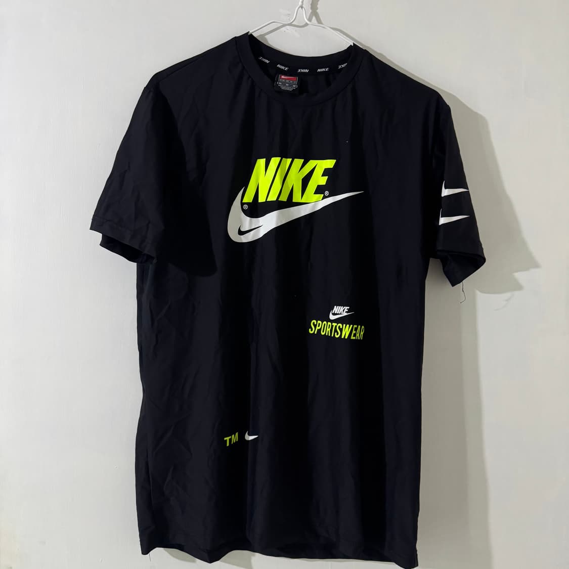 희귀 나이키 MT 멀티 올드스쿨 스우시 로고 기능성 반팔티 🖤 상품이미지3