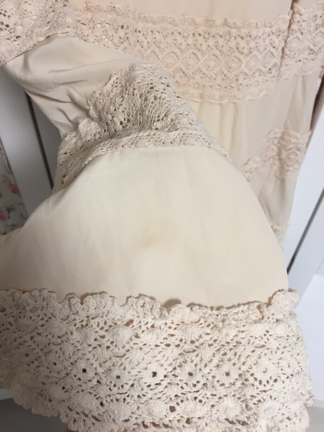 빈티지 아이보리 레이스 스커트 상품이미지4