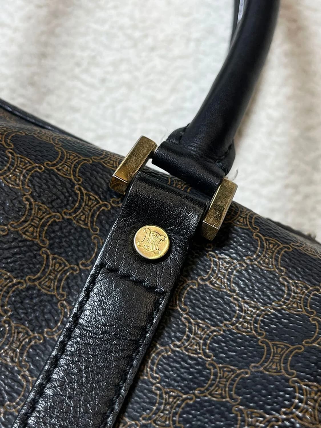 셀린느 00's 마카담 시그니처 미니 보스턴백 A1697 상품이미지4