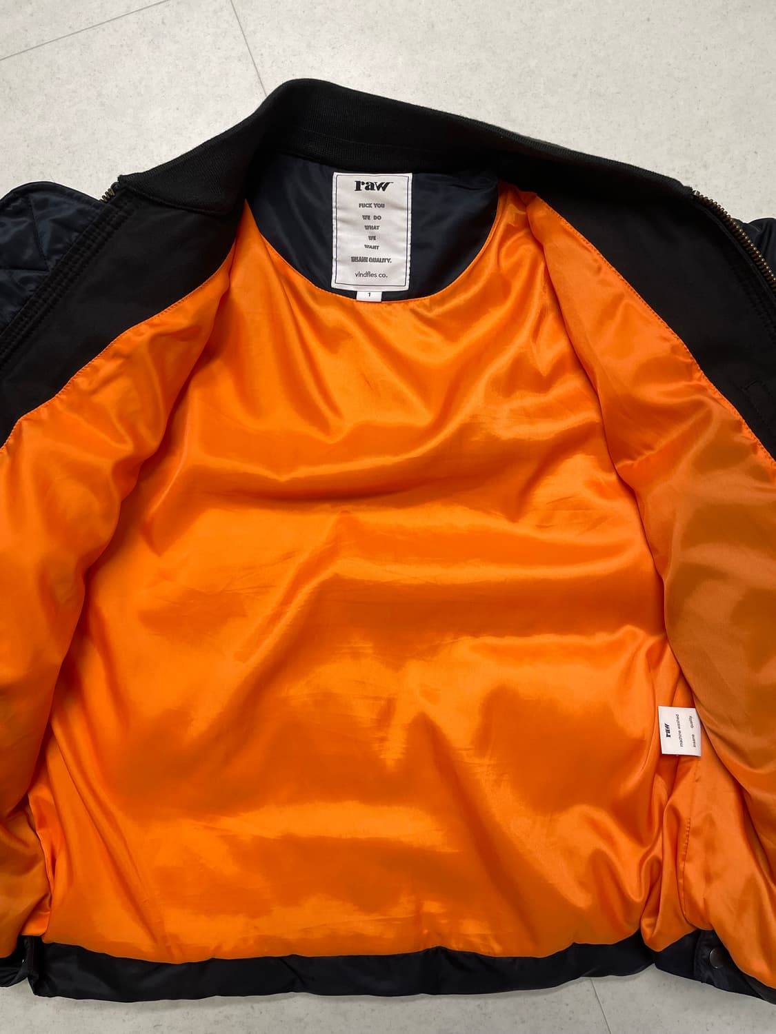 [1] 블라인드파일즈 밀플라이트 다운파카 블랙 초판  상품이미지4