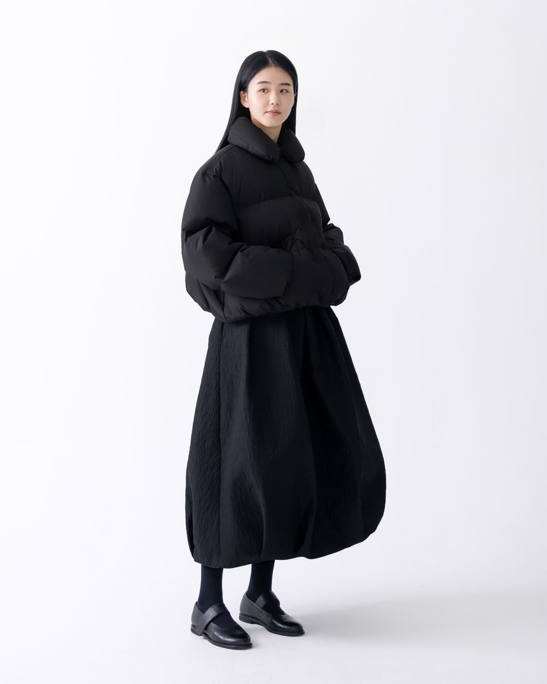  유노이어 Jacquard Volume Skirt 상품이미지1