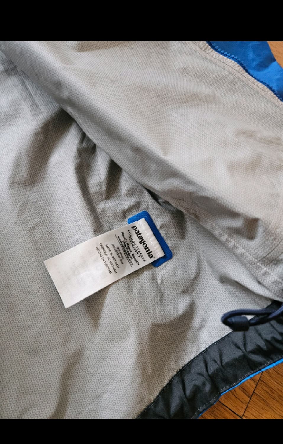 파타고니아 토렌쉘 바람막이 블루 M 상품이미지5