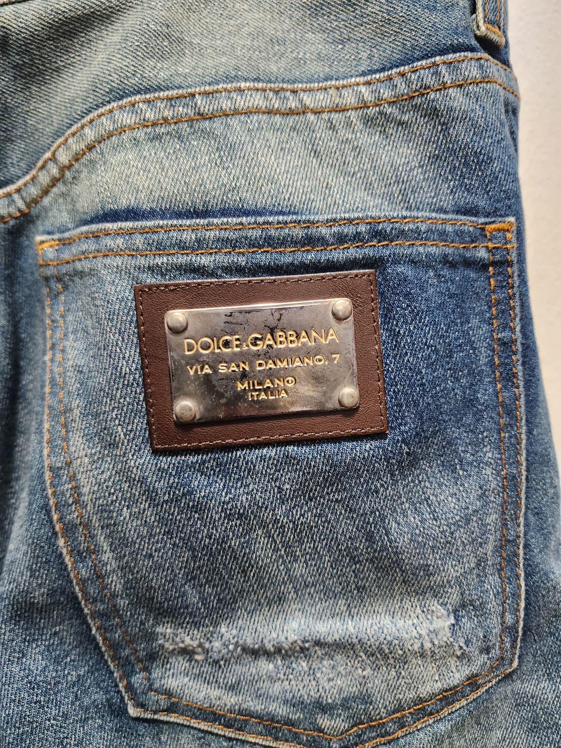 돌체앤가바나 D&G 스틸로고 디트로이드 청바지 상품이미지4